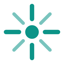 Open Signal mark, teal